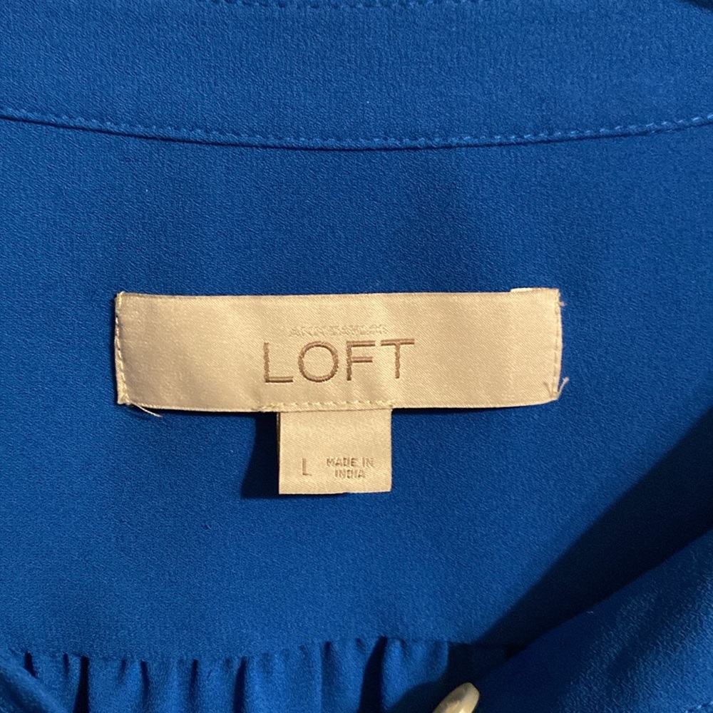 Loft Button Down Blouse. - image 2